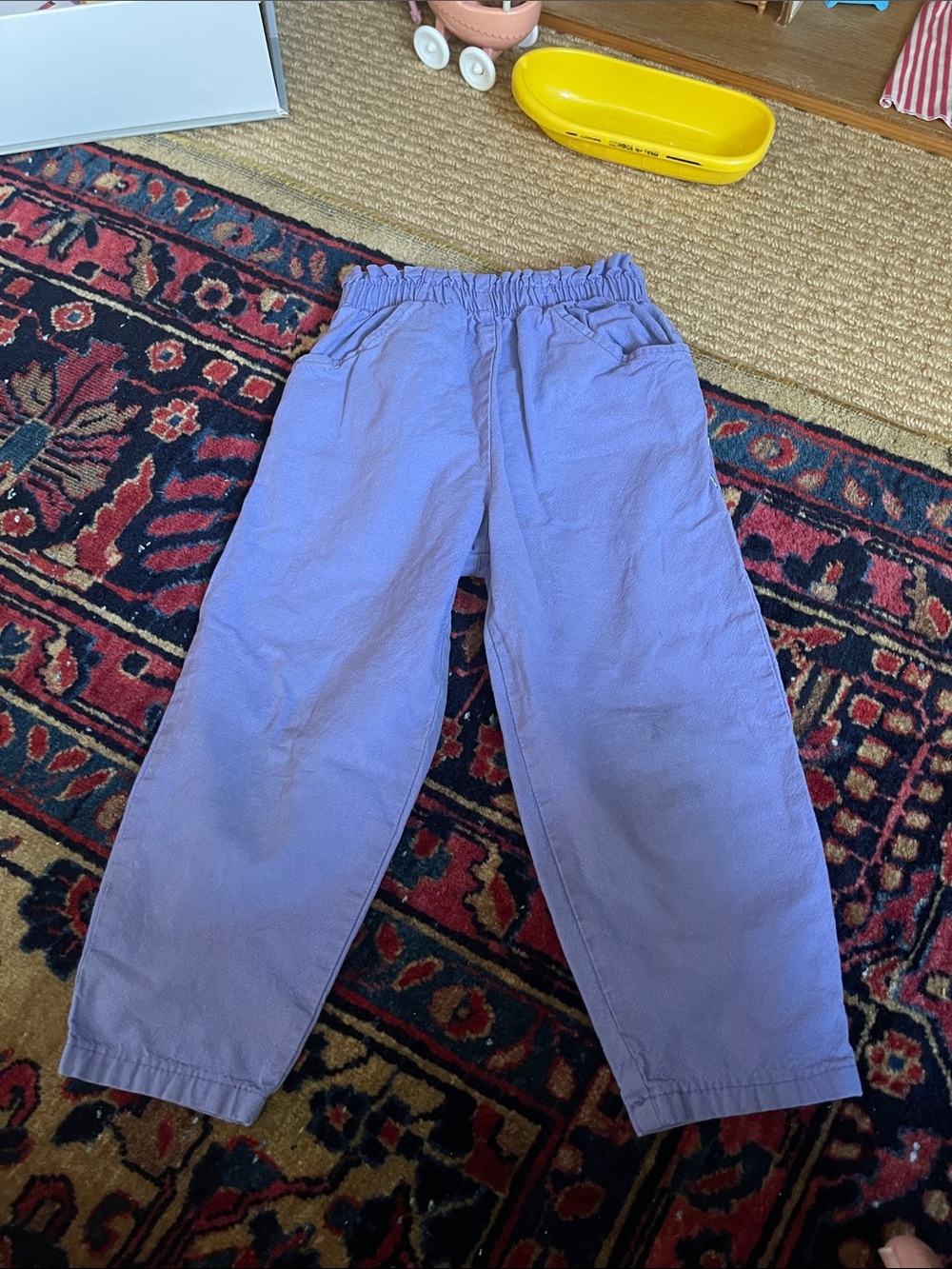 Vintage Gymboree 100 cotton Elastic-Waist Lavender Pants